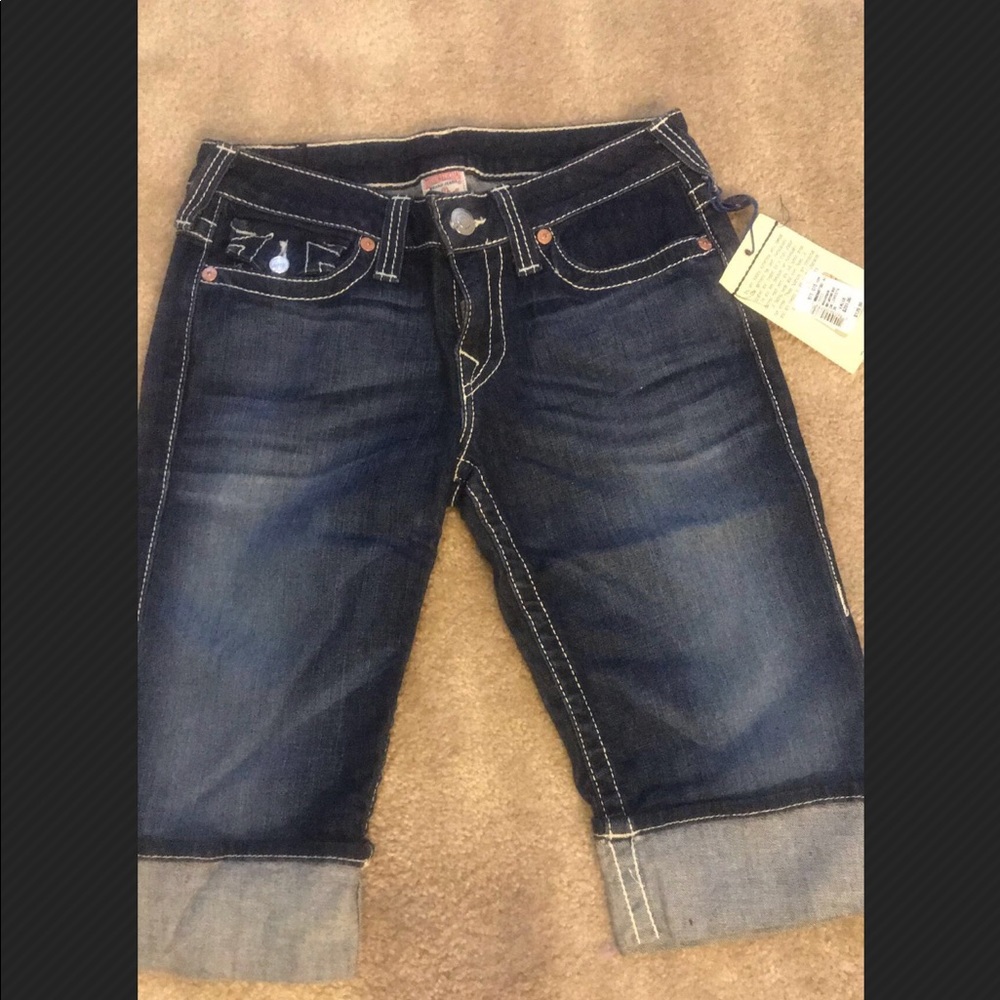True Religion Jean Shorts